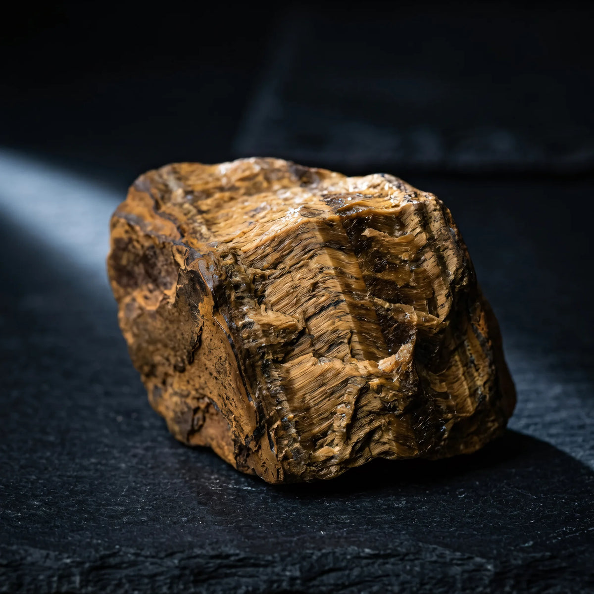 Pierścionek z naturalnego tygrysiego oka Adara