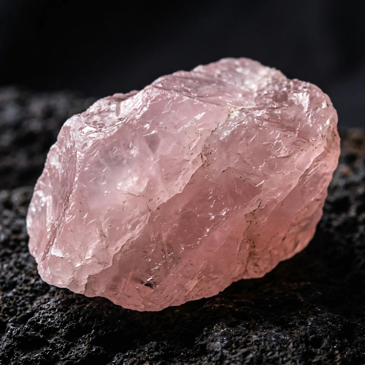 Zawieszka z naturalnego kwarcu różowego Carme