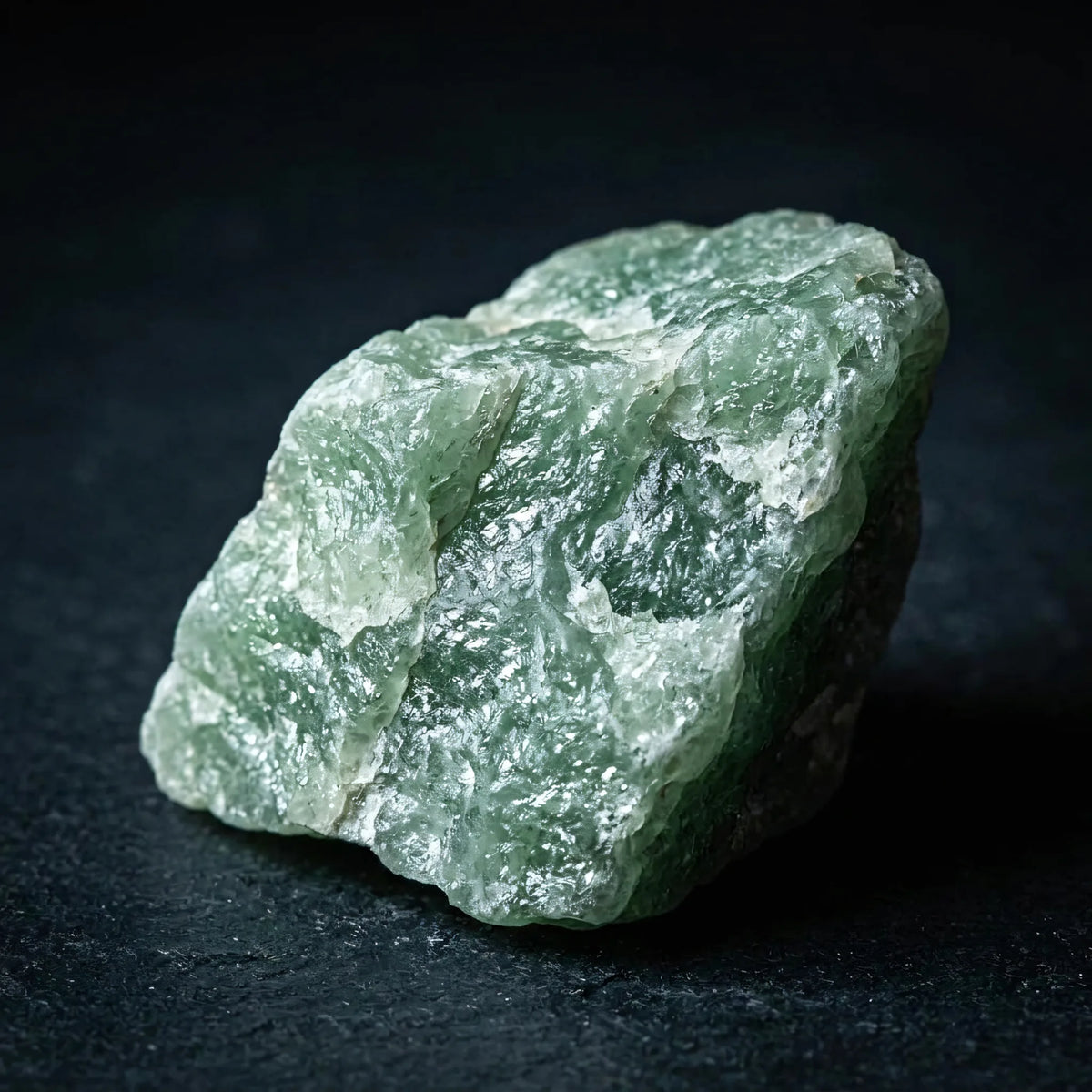 Zawieszka z naturalnego zielonego awenturynu Lyrae