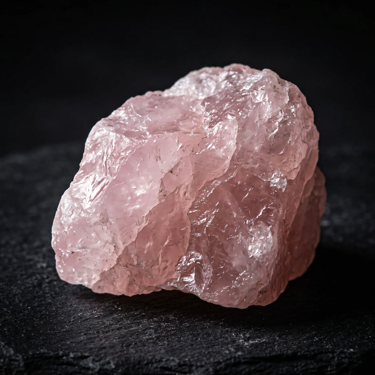 Naszyjnik z naturalnego kwarcu różowego Nephele