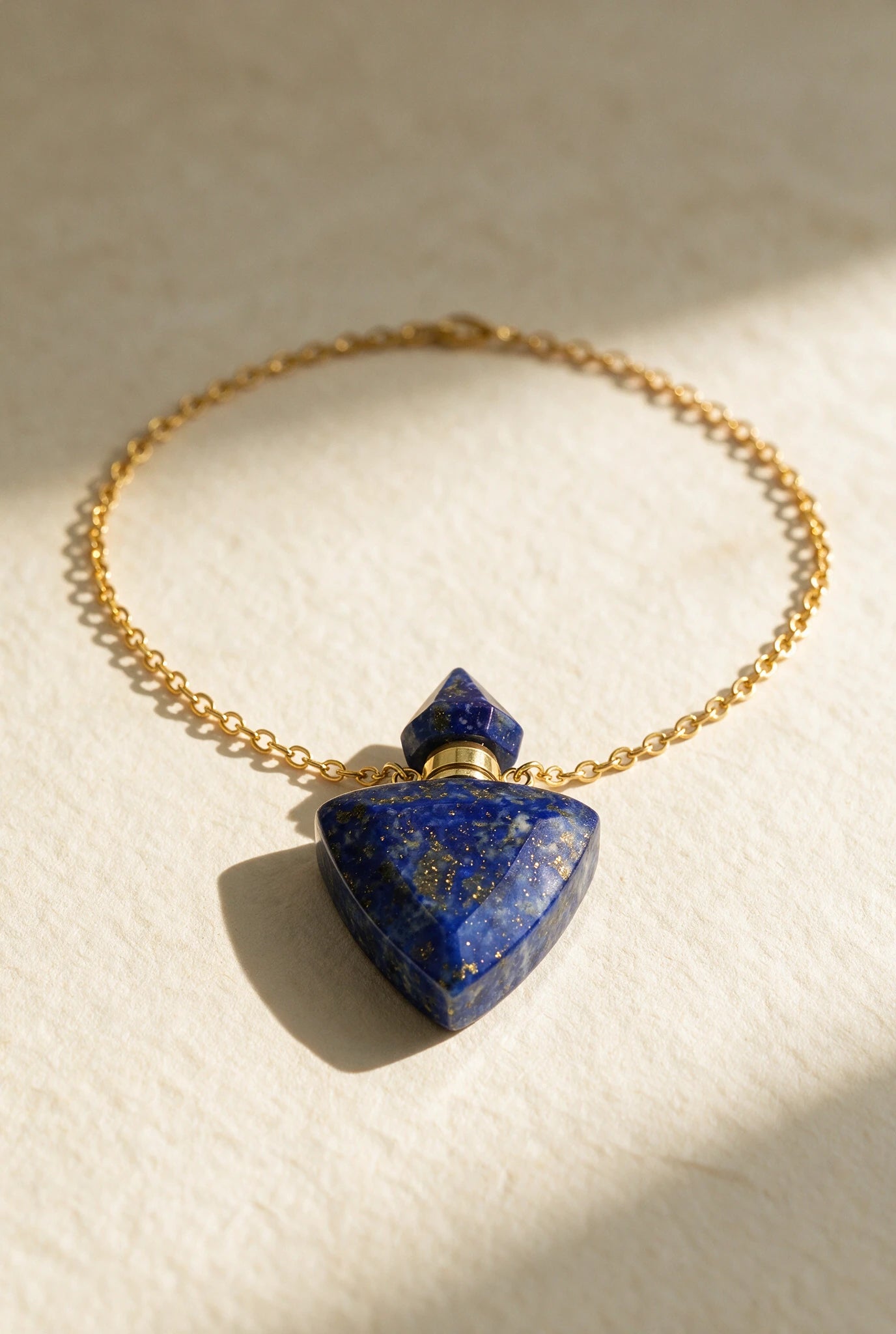 Naszyjnik z naturalnego kamienia lapis lazuli Talia