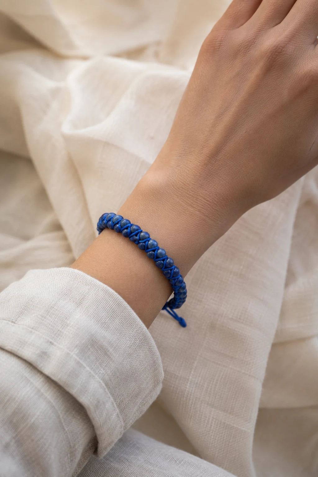 Bransoletka z naturalnego kamienia lapis lazuli Astra